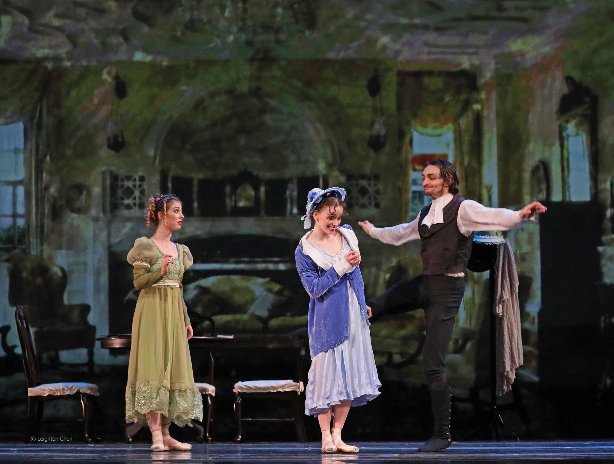 e visit collins and laugh while caroline horrified