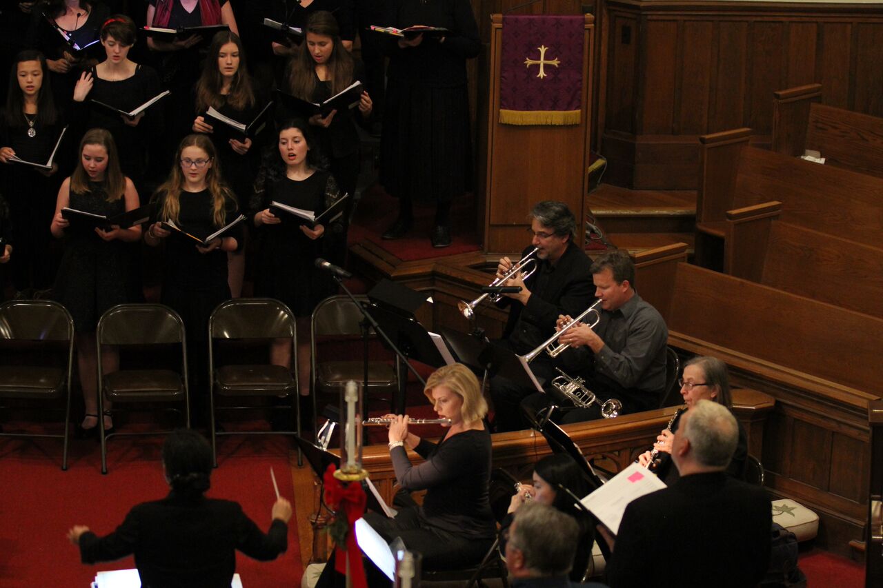 woodwinds brass and Hyosang and part choir